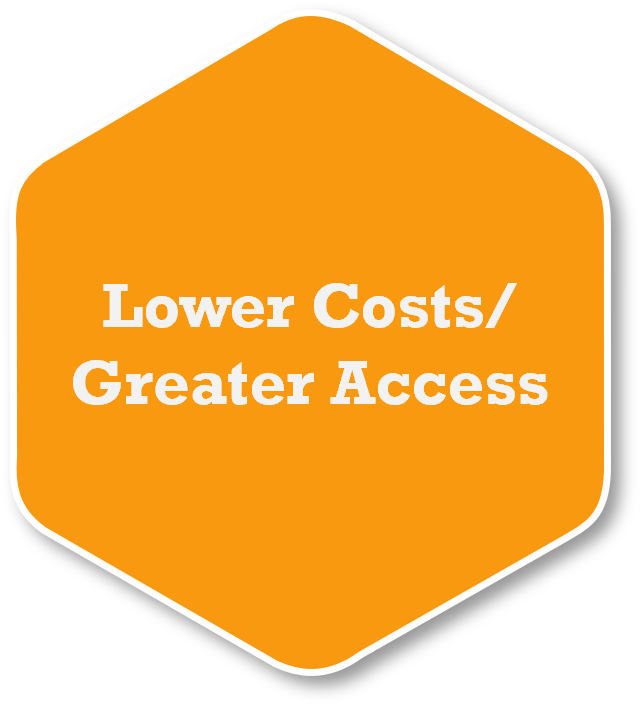 Lower Costs/ Greater Access